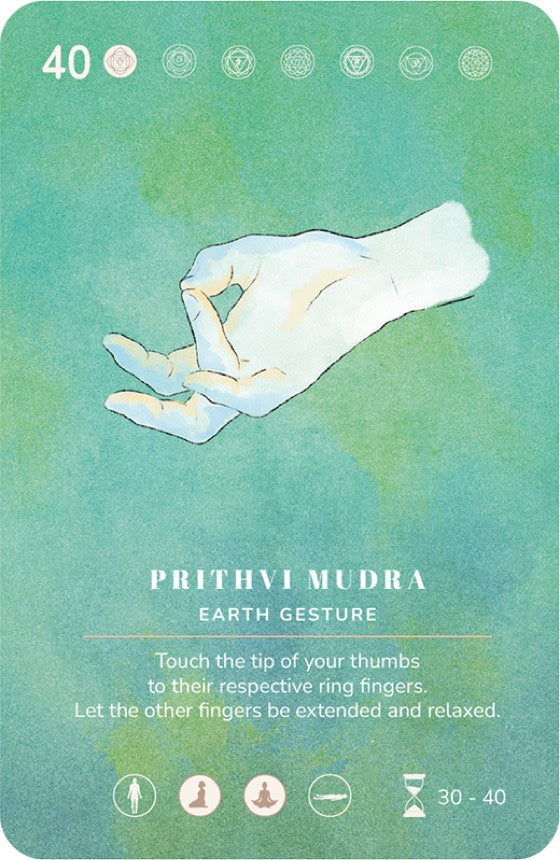 A card from the Mudra Deck