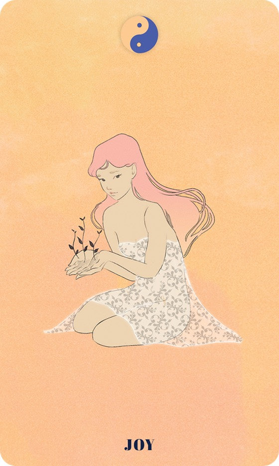 A card from the Restorative Yoga Deck