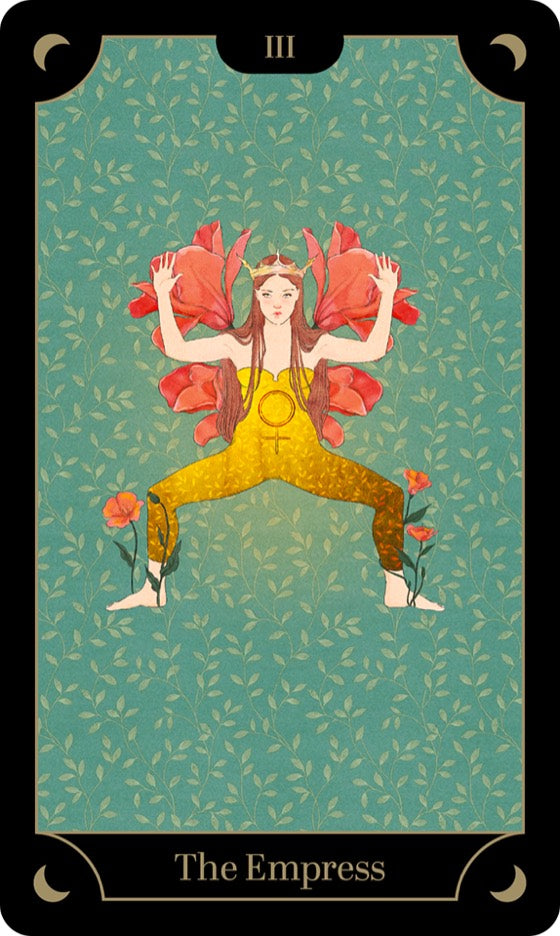 A card from the Tarot Yoga Deck