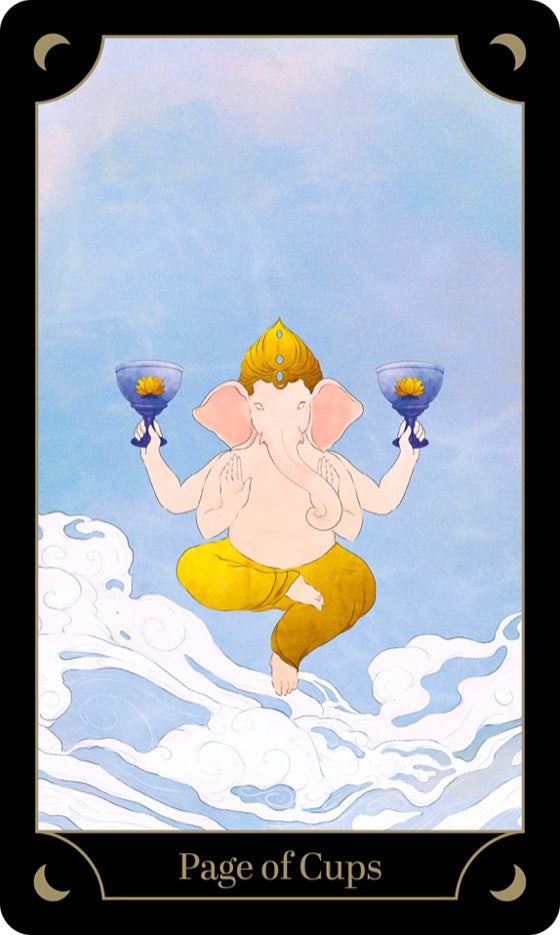 A card from the Tarot Yoga Deck