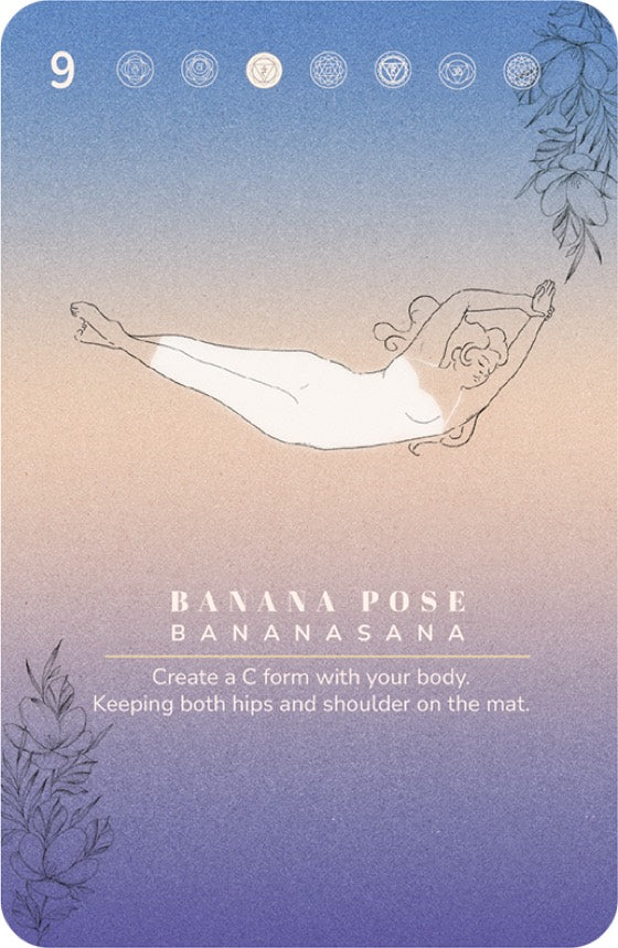 A card from the Yin Yoga Deck