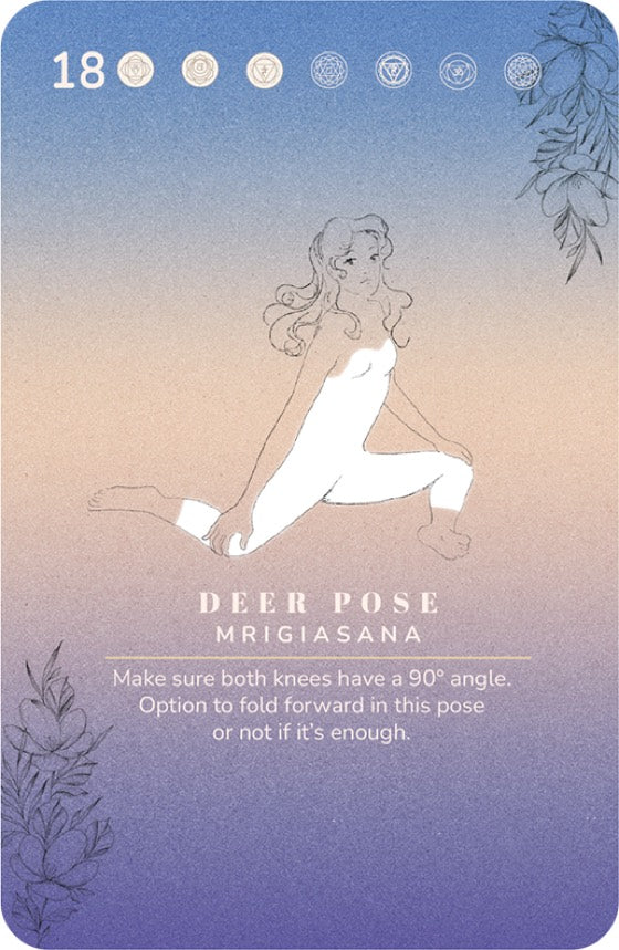 A card from the Yin Yoga Deck