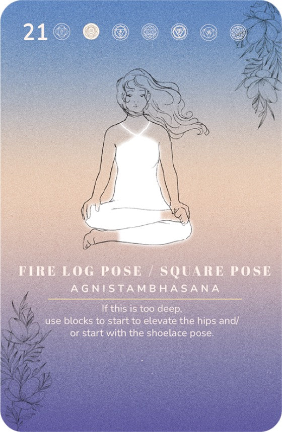 A card from the Yin Yoga Deck