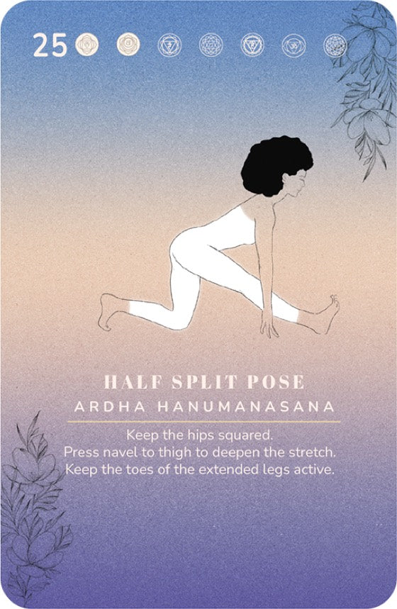 A card from the Yin Yoga Deck