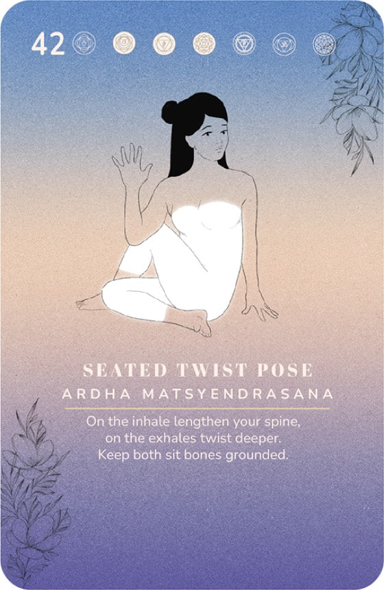 A card from the Yin Yoga Deck