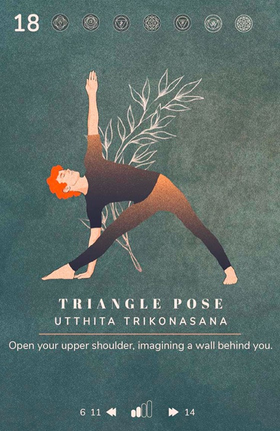 A card from the Yoga Deck