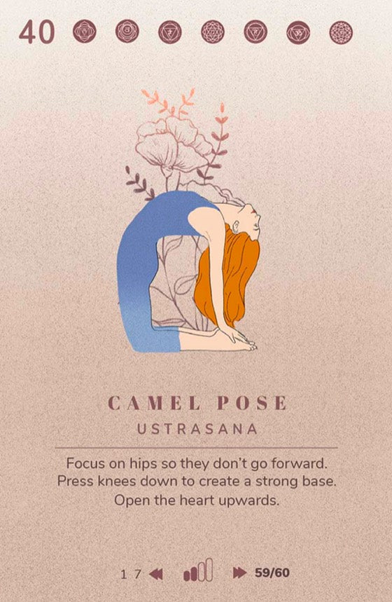 A card from the Yoga Deck
