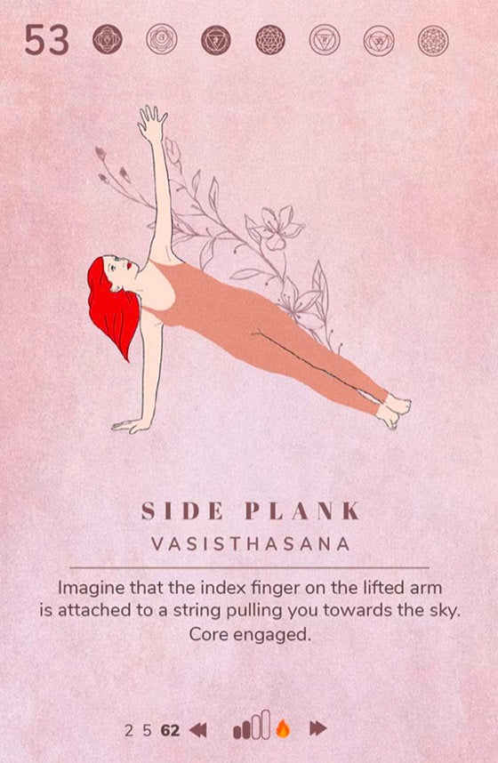 A card from the Yoga Deck