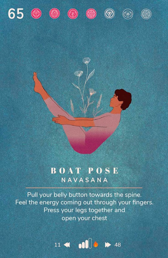A card from the Yoga Deck