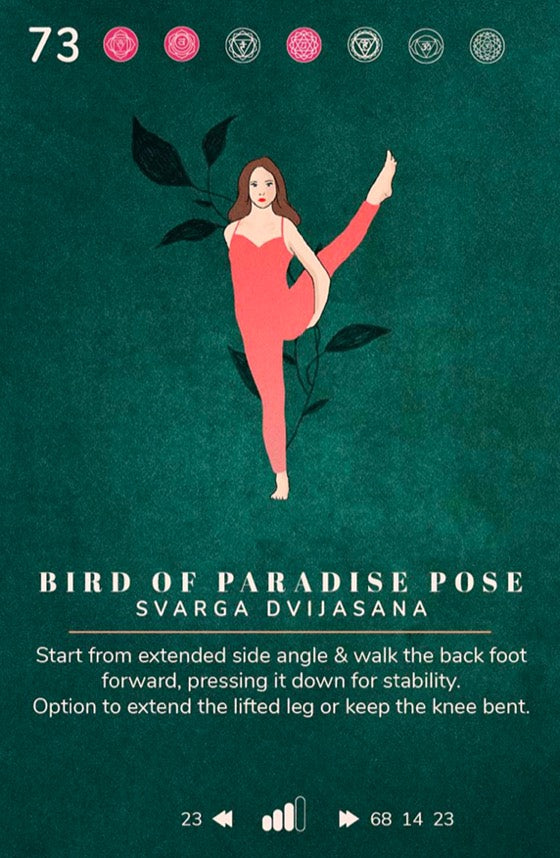 A card from the Yoga Deck